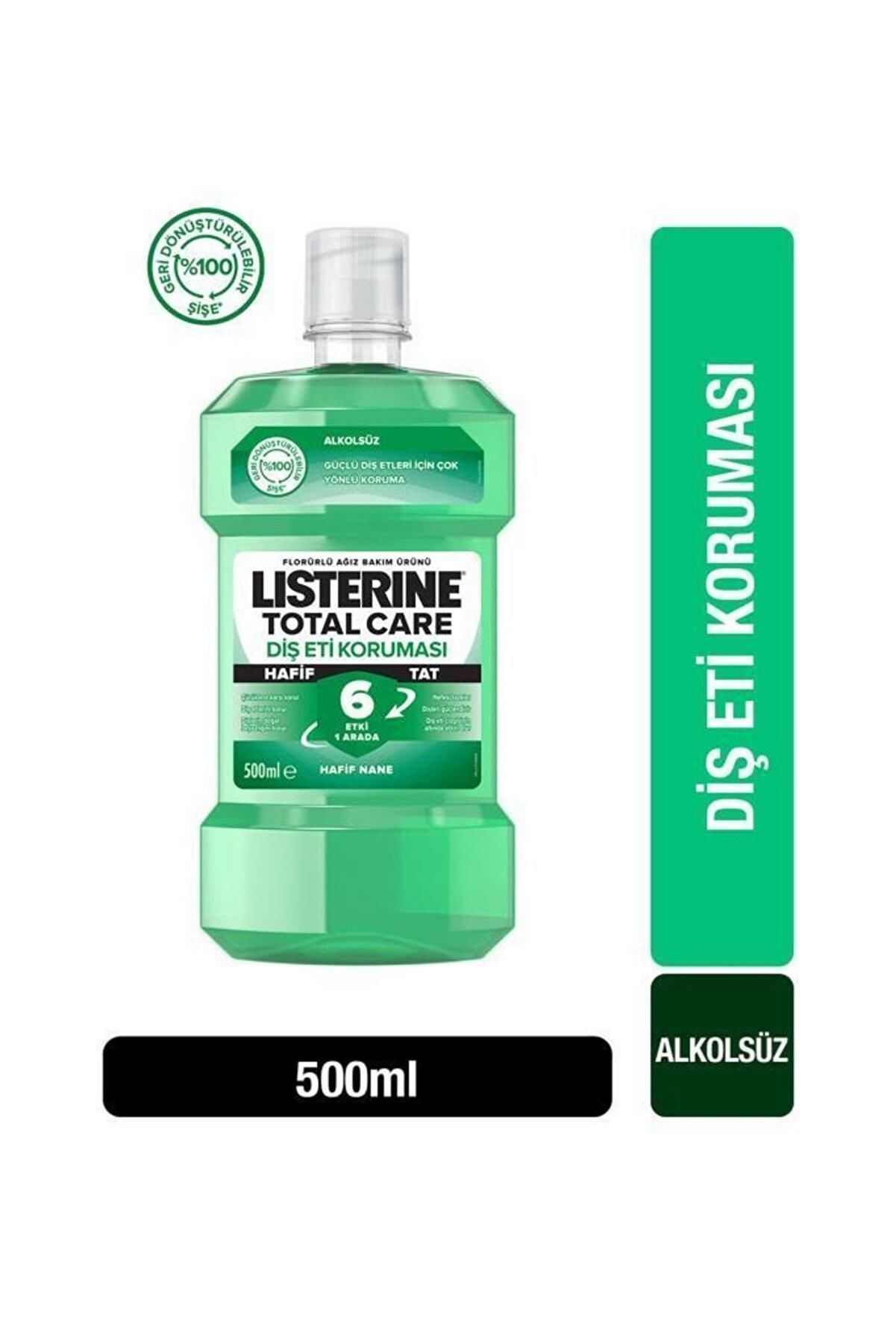 Listerine Alkolsüz Diş ve Diş Eti Koruması Ağız Bakım Suyu 500 ml