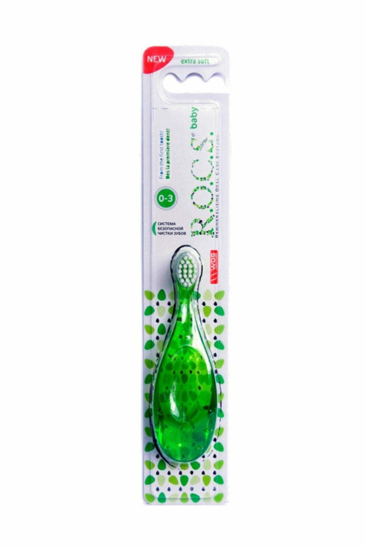 Rocs Baby 0-3 Yaş Diş Fırçası Yeşil