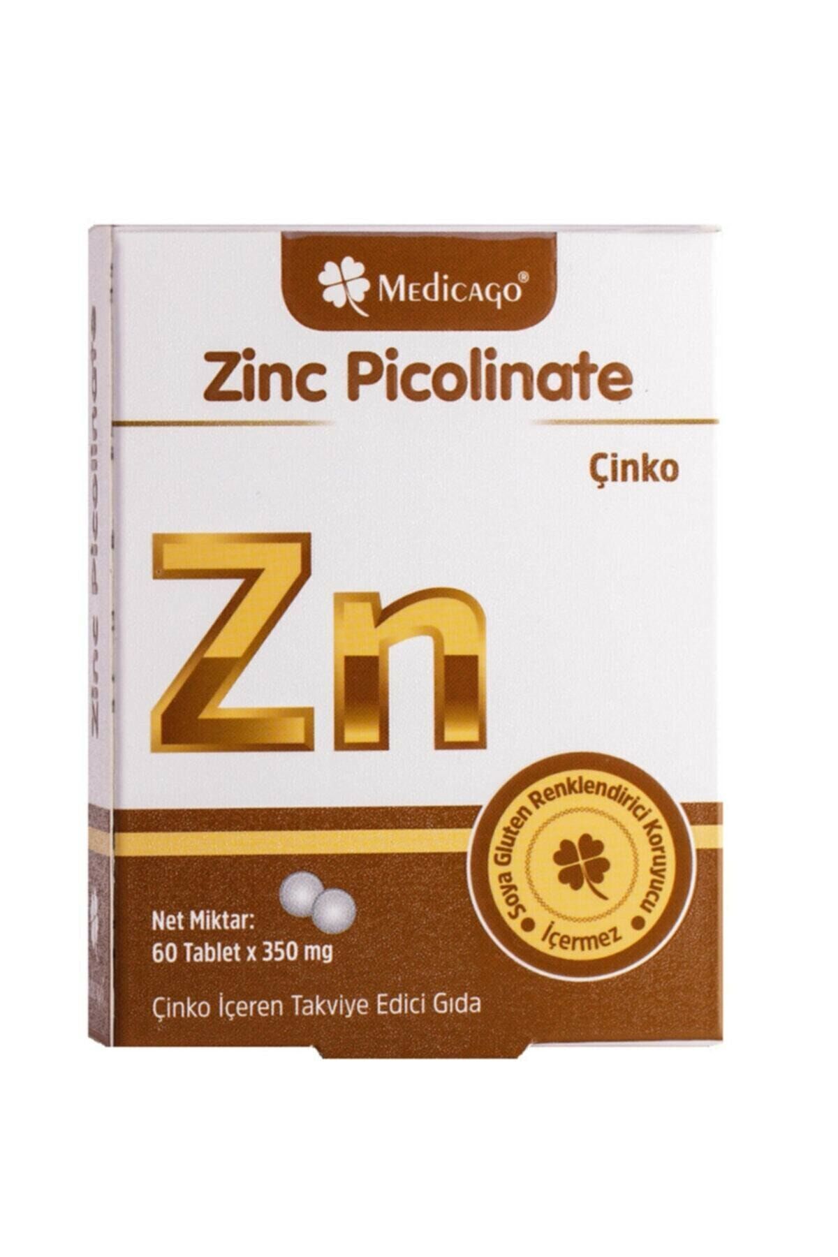 Medicago Zinc Picolinate Çinko 60 Tablet