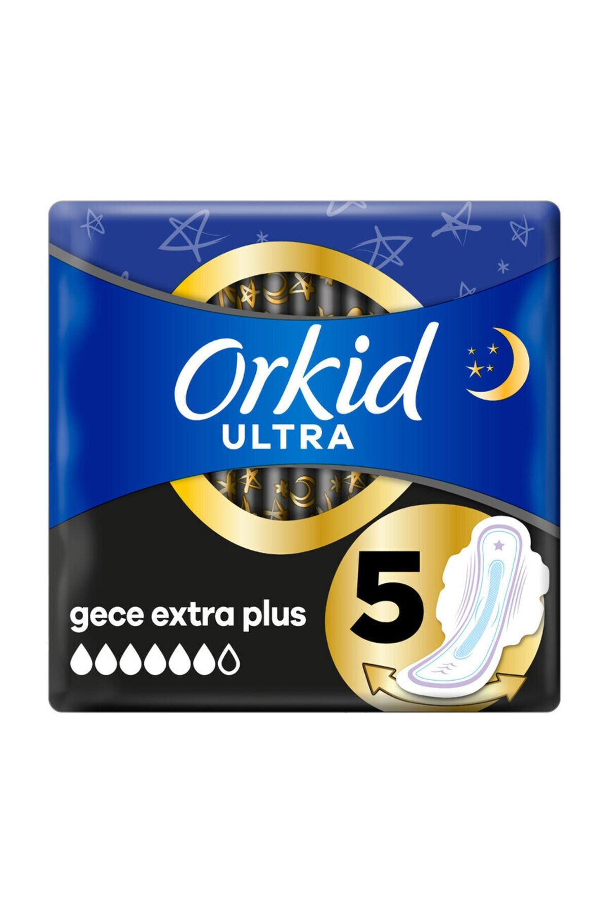 Orkid Ultra Gece Extra Plus No: 5 5'li