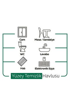 Sleepy Easy Clean Yüzey Temizlik Havlusu 100'lü