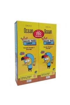 Ocean Omega 3 Portakallı Balık Yağı Şurubu 150 ml - İkincisi %50 İndirimli