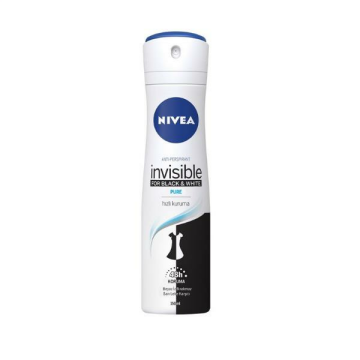 Nivea Invisible for Black & White Deodorant (Pure) 150 Ml