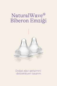 Lansinoh Natural Wave Biberon Emziği Yavaş Akışlı
