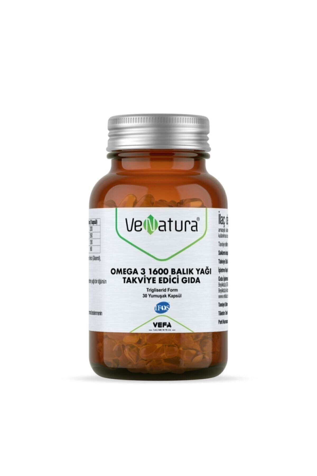 Venatura Omega-3 1600 mg 30 Kapsül