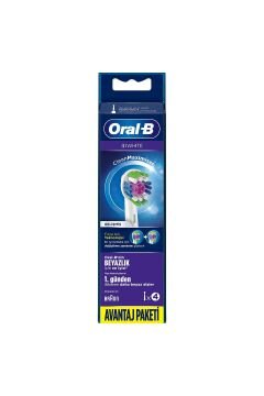 Oral-B 3D White Clean Maximiser Diş Fırçası Yedek Başlığı 4'lü