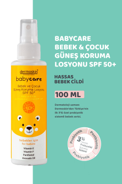 Dermoskin Babycare Güneş Koruma Losyonu SPF50+ 100 ml