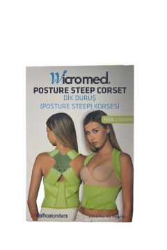 Wicromed Dik Duruş Korsesi Posture-Steep Neopren Yeşil Standart No: 1