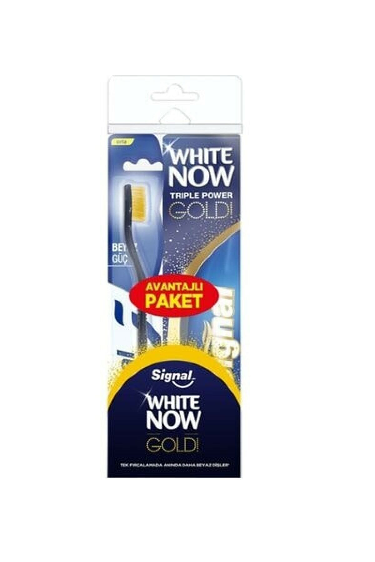 Signal White Now Gold Diş Macunu 75 ml + Performans Fırça Hediyeli