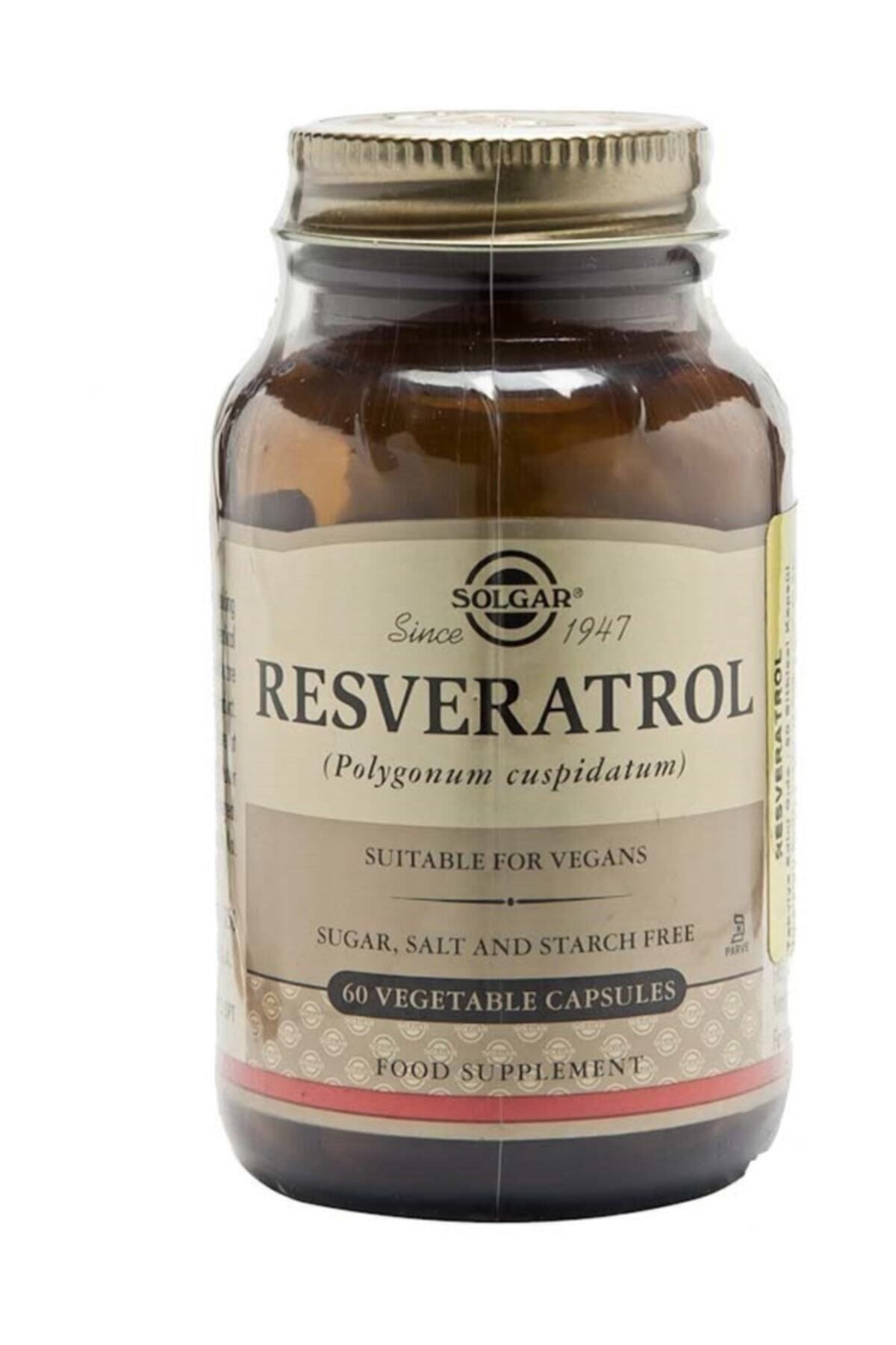 Solgar Resveratrol 60 Kapsül