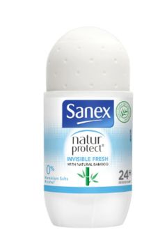 Sanex Natur Protect Invisible Fresh With Natural Bomboo Roll-On Deodorant 50 ml