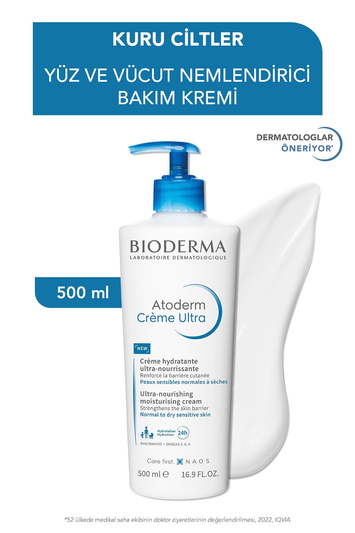 Bioderma Atoderm Cream 500 ml