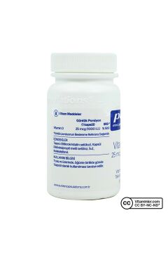 Pure Encapsulations Vitamin D3 25 mcg 1000 IU 30 Kapsül