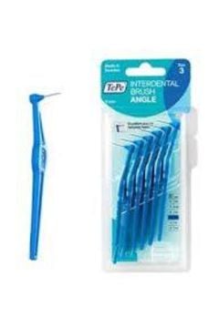 Tepe Angle Arayüz Fırçası Mavi 0,6 mm 6 lı Paket