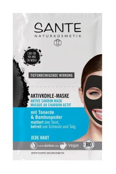 Sante Aktif Karbon Kömür Maske 2'li 4 ml