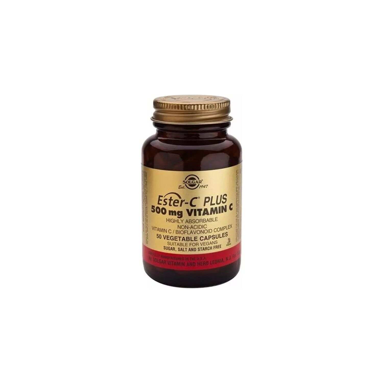 Solgar Ester-C Plus 500 Mg Vitamin 50 Tablet
