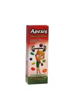 Apexis Multi Vitamin Şurup Çilek Aromalı 150 ml