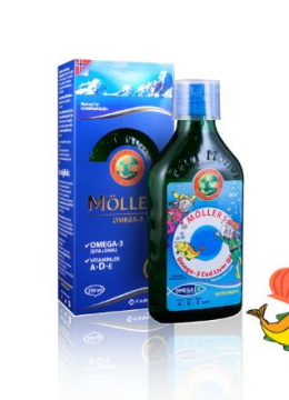 Möller's Omega-3 Balık Yağı Şurubu Tutti Frutti Aromalı 250ml