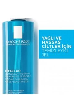 La Roche Posay Effaclar Gel 200 ml - Yağlı ve Hassas Ciltler için Temizleyici Jel