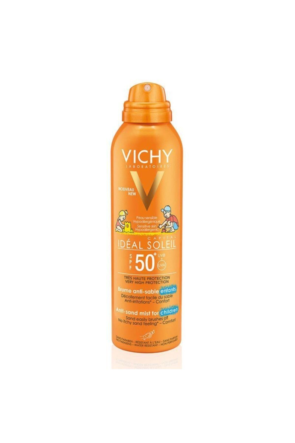 Vichy Capital Ideal Soleil Çocuklar için Kum Yapışmalarına Karşı Çok Yüksek Koruma Sprey SPF50 200ml