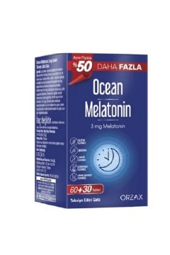 Ocean Melatonin 3 mg 60+30 Tablet - %50 Daha Fazla