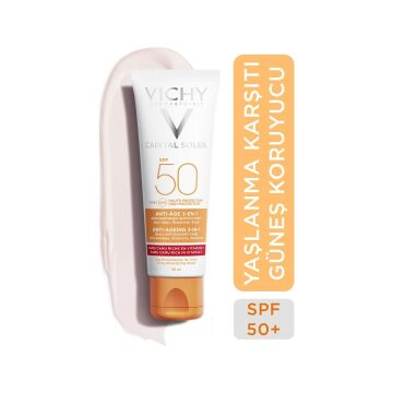 Vichy Capital Ideal Soleil Anti-Age 3 in 1 Antioxidant Care Cream SPF50 50 ml