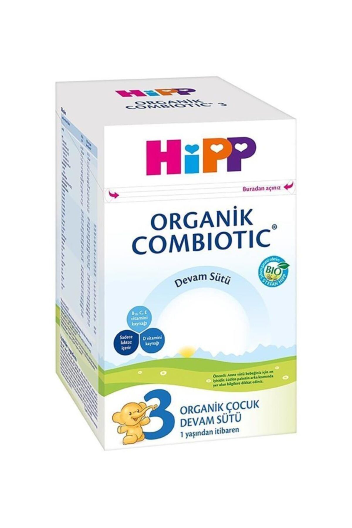 Hipp 3 Organik Combiotic Devam Sütü 800 gr