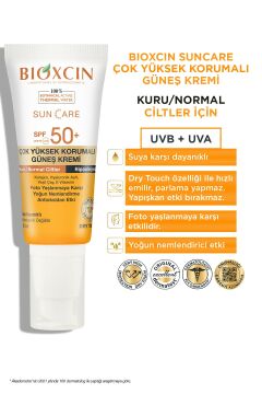 Bioxcin Güneş Kremi Kuru & Normal Ciltler İçin SPF50 50 ml