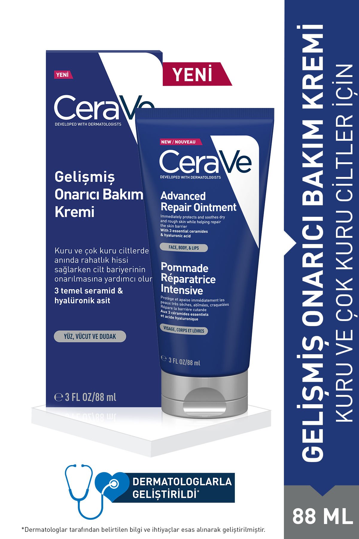 Cerave Gelişmiş Onarıcı Bakım Kremi 88 ml