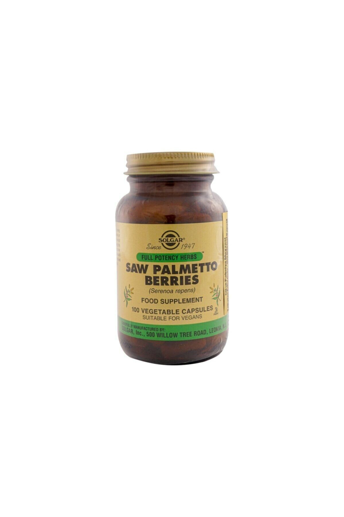 Solgar Saw Palmetto Berries 100 Kapsül