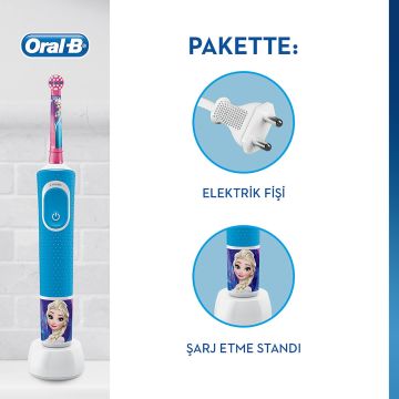 Oral-B Vitality 100 Çocuk Şarj Edilebilir Diş Fırçası Frozen