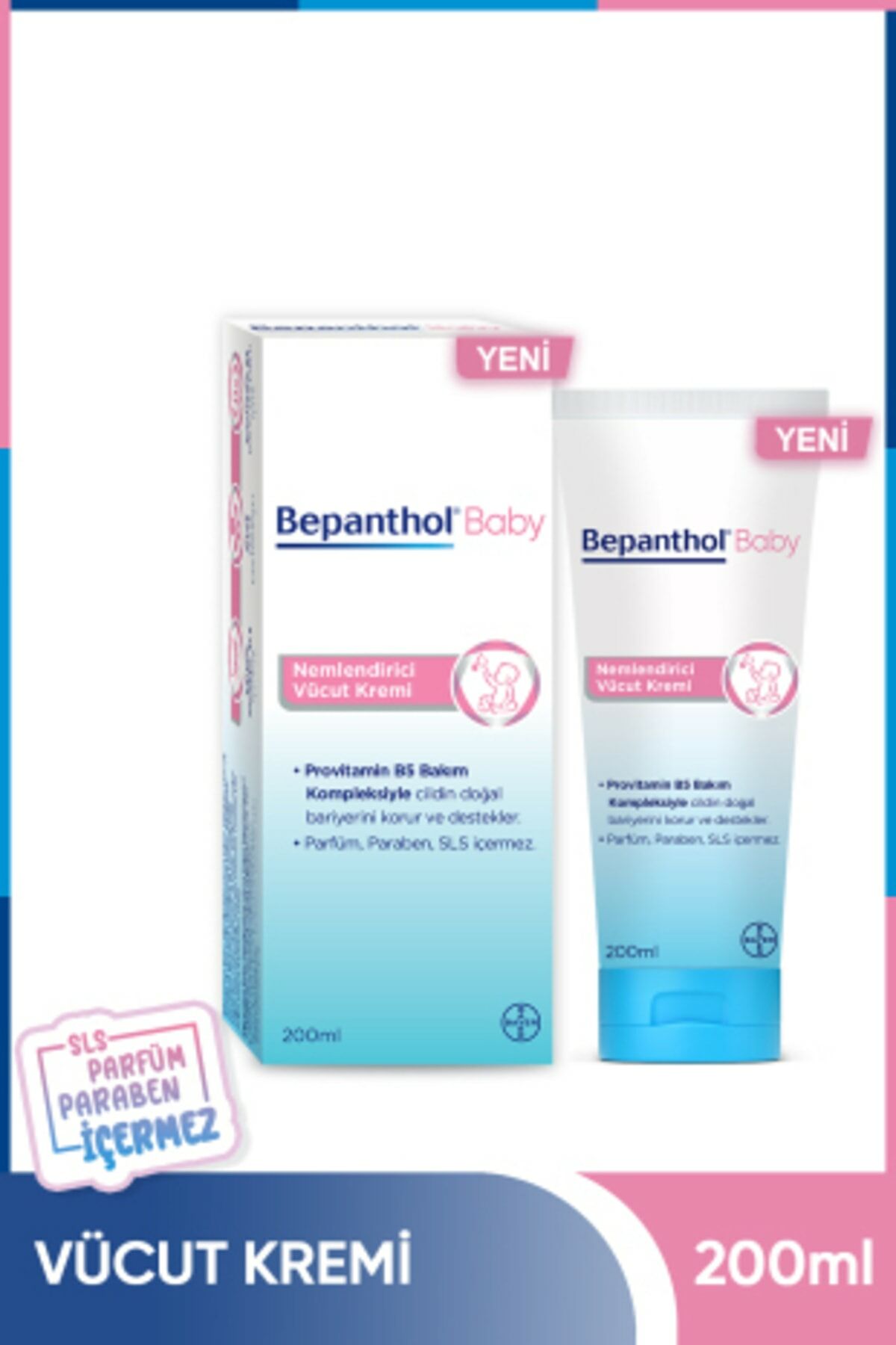 Bepanthol Baby Nemlendirici Vücut Kremi 200 ml