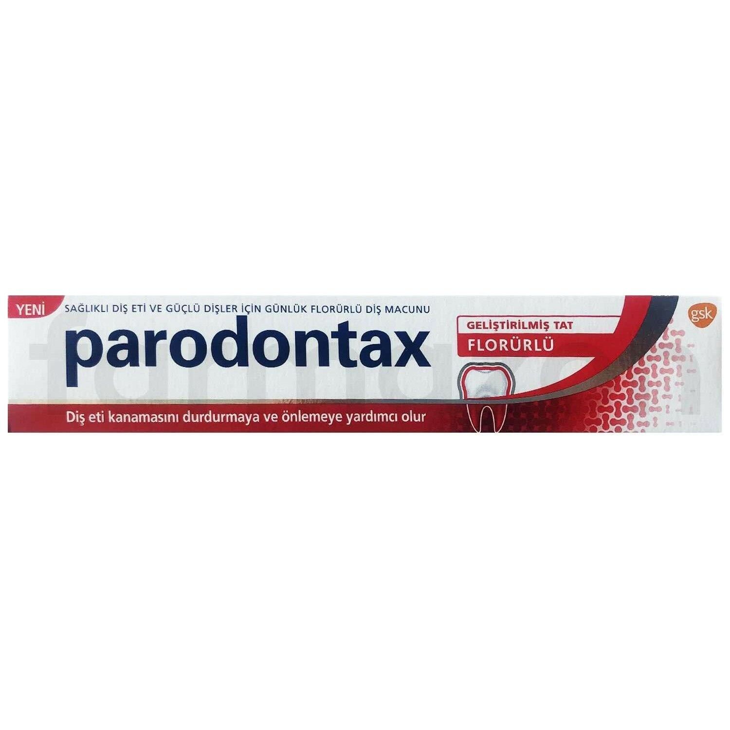 Parodontax Geliştirilmiş Tat Florürlü Diş Macunu 75 ml