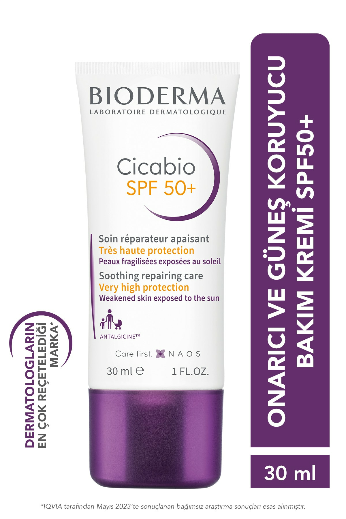 Bioderma Cicabio Cream SPF50+ 30 ml