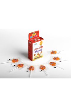 Multiball Kids Vitamin C Lollipops 7'li