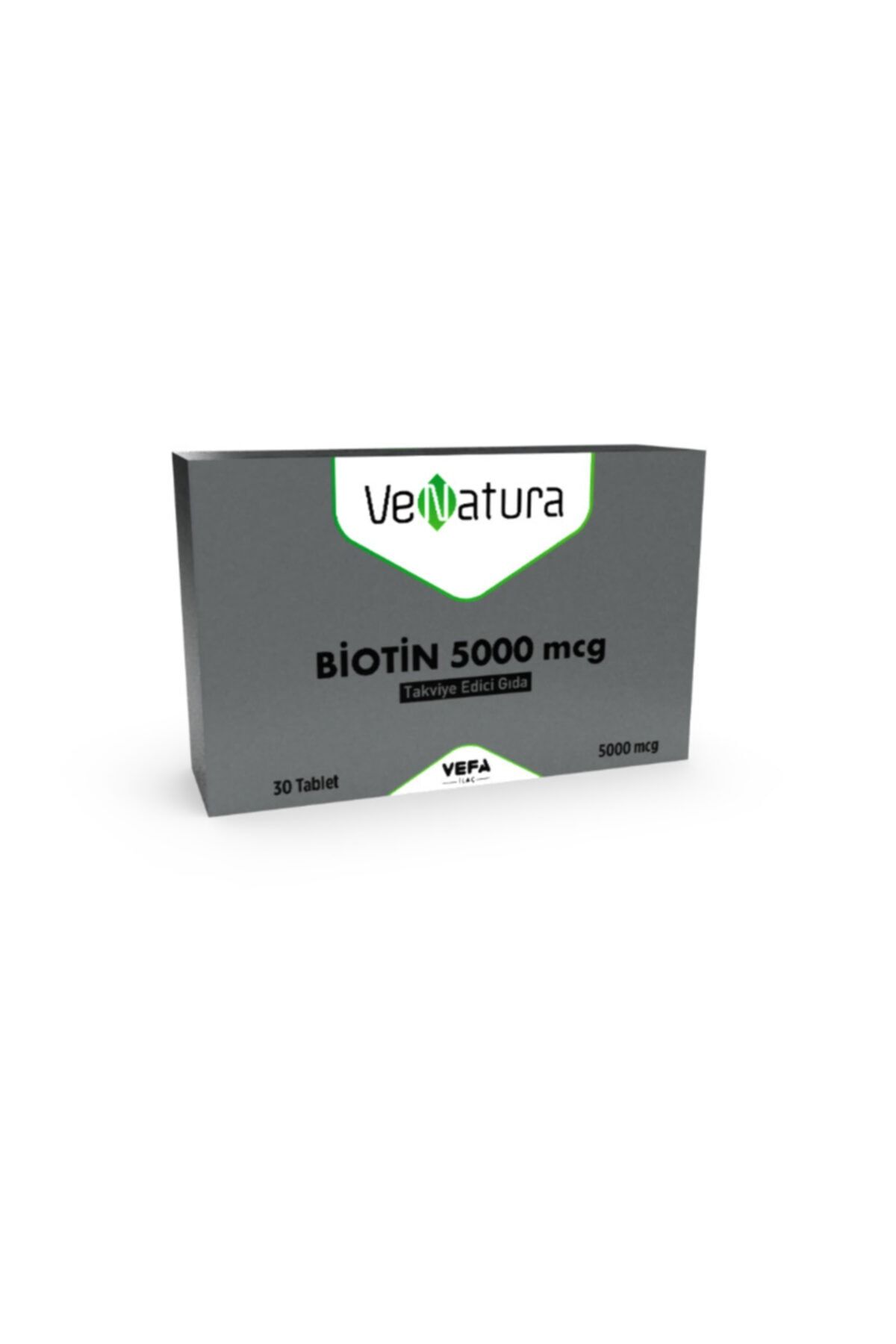 VeNatura Biotin 5000 Mcg Takviye Edici Gıda 30 Tablet