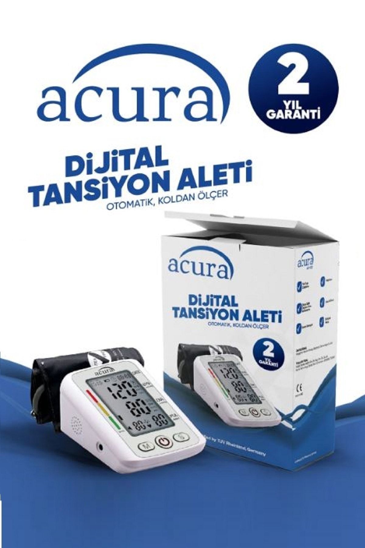 Acura AC-433 Tam Otomatik Elektronik Üst Koldan Ölçer Tansiyon Aleti