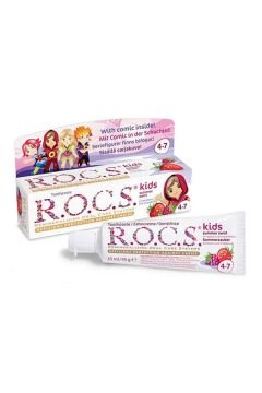 Rocs Kids 4-7 Yaş Ahududu-Çilek Diş Macunu 35 ml