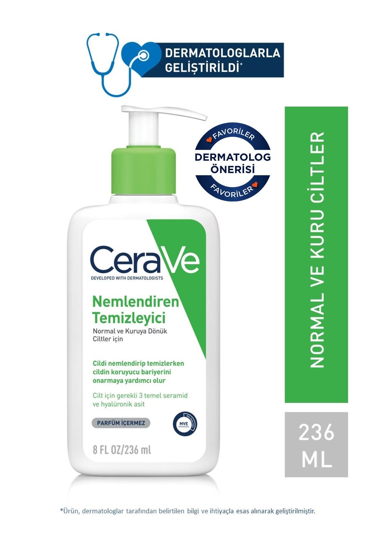 Cerave Hydrating Cleanser Normal & Kuruya Dönük Ciltler İçin 236 ml