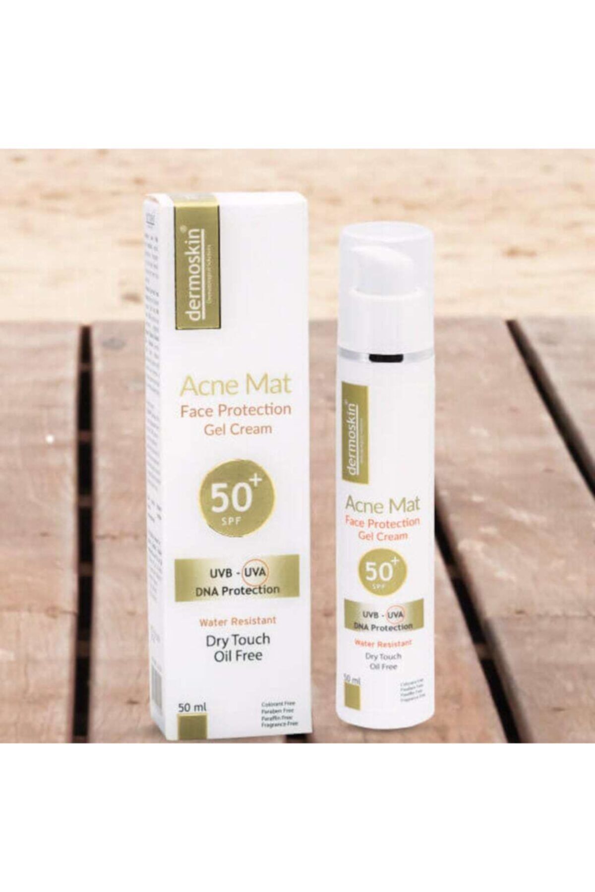 Dermoskin Acne Mat Face Protection Gel Spf 50+ 50 ml Güneş Kremi