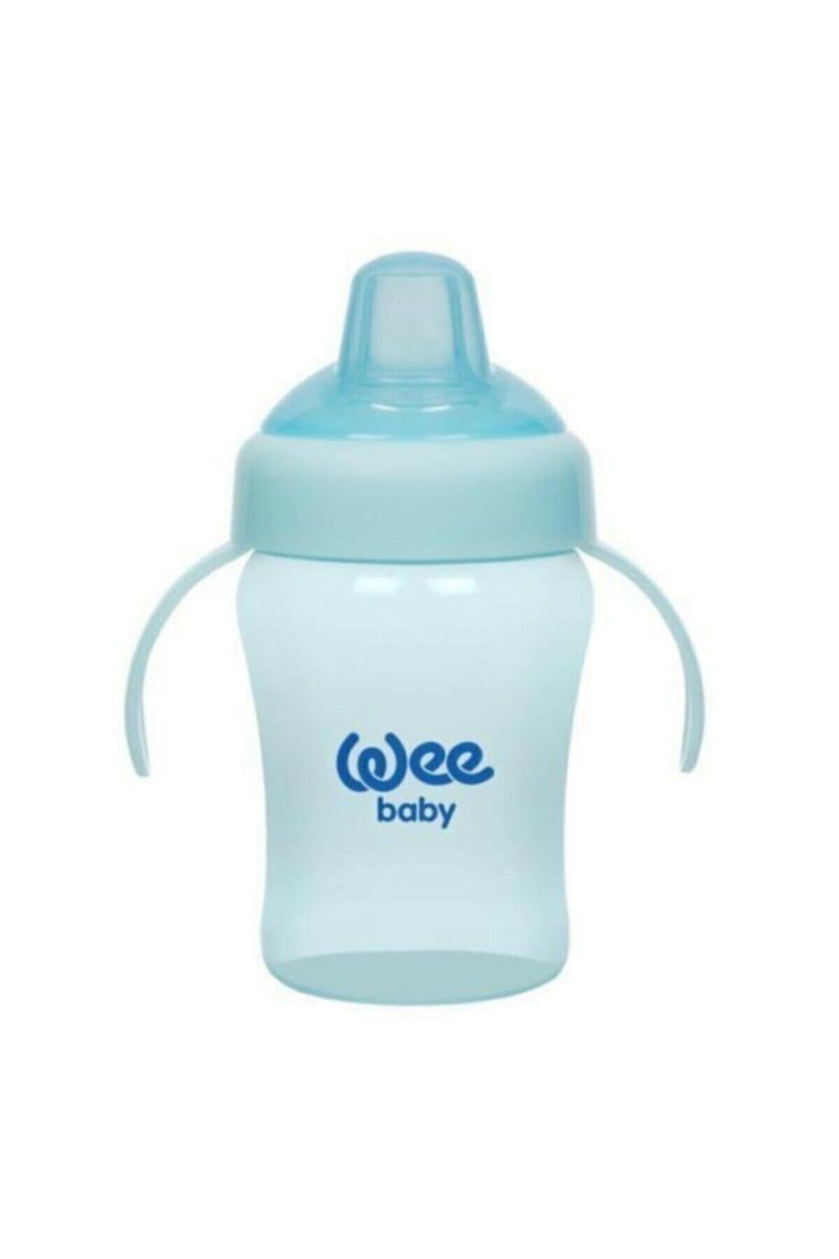 Wee Baby 775 Bardak Akıtmaz Kulplu Bardak 240 ml - Mavi