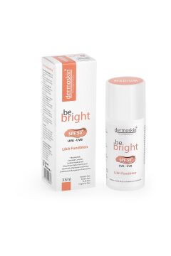 Dermoskin Be Bright Lekeli Ciltlere Özel SPF50+ Likit Fondöten Medium 33 ml