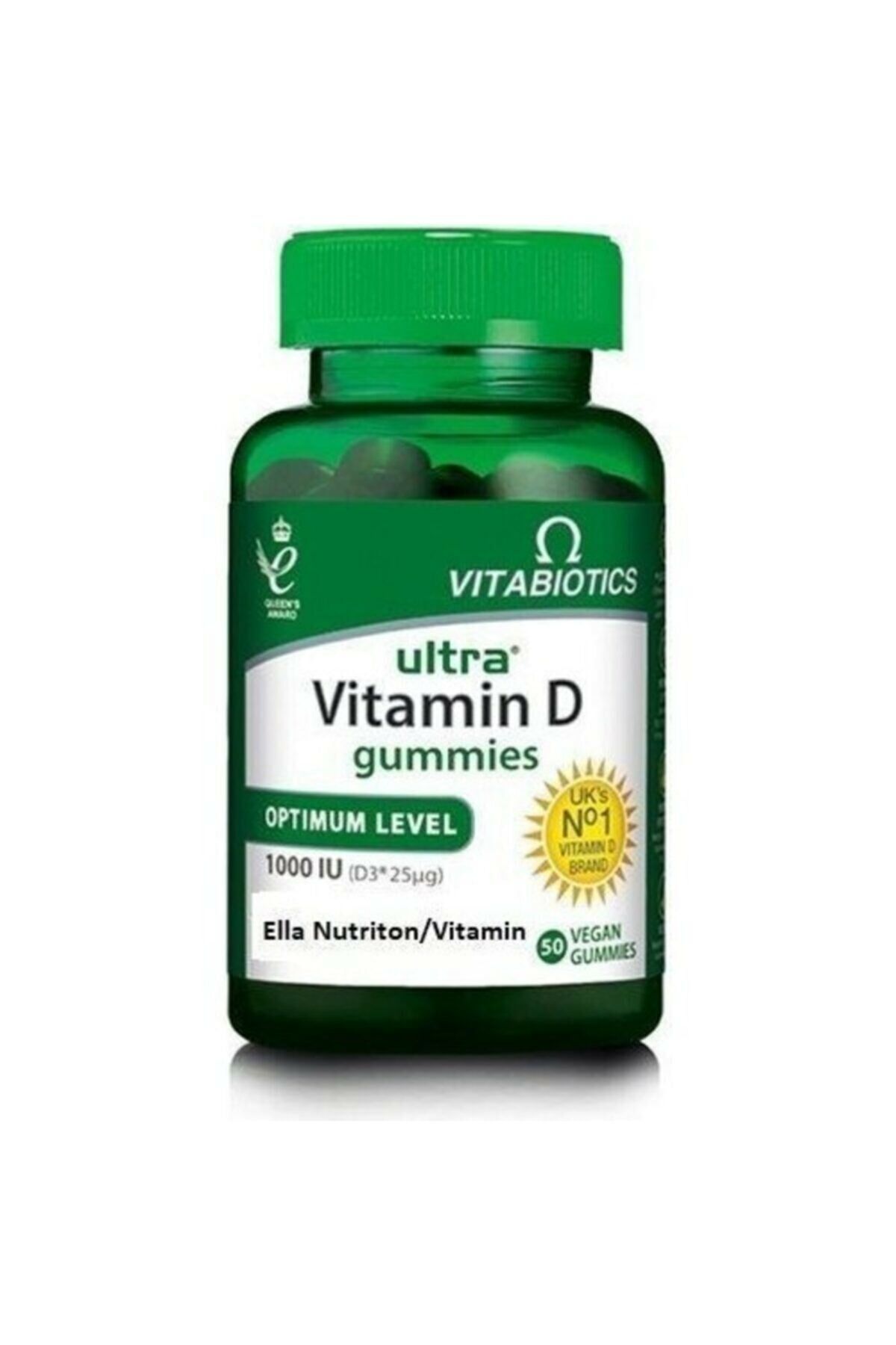 Vitabiotics Ultra Vitamin D Gummies  1000 IU 50 Vegan Gummies