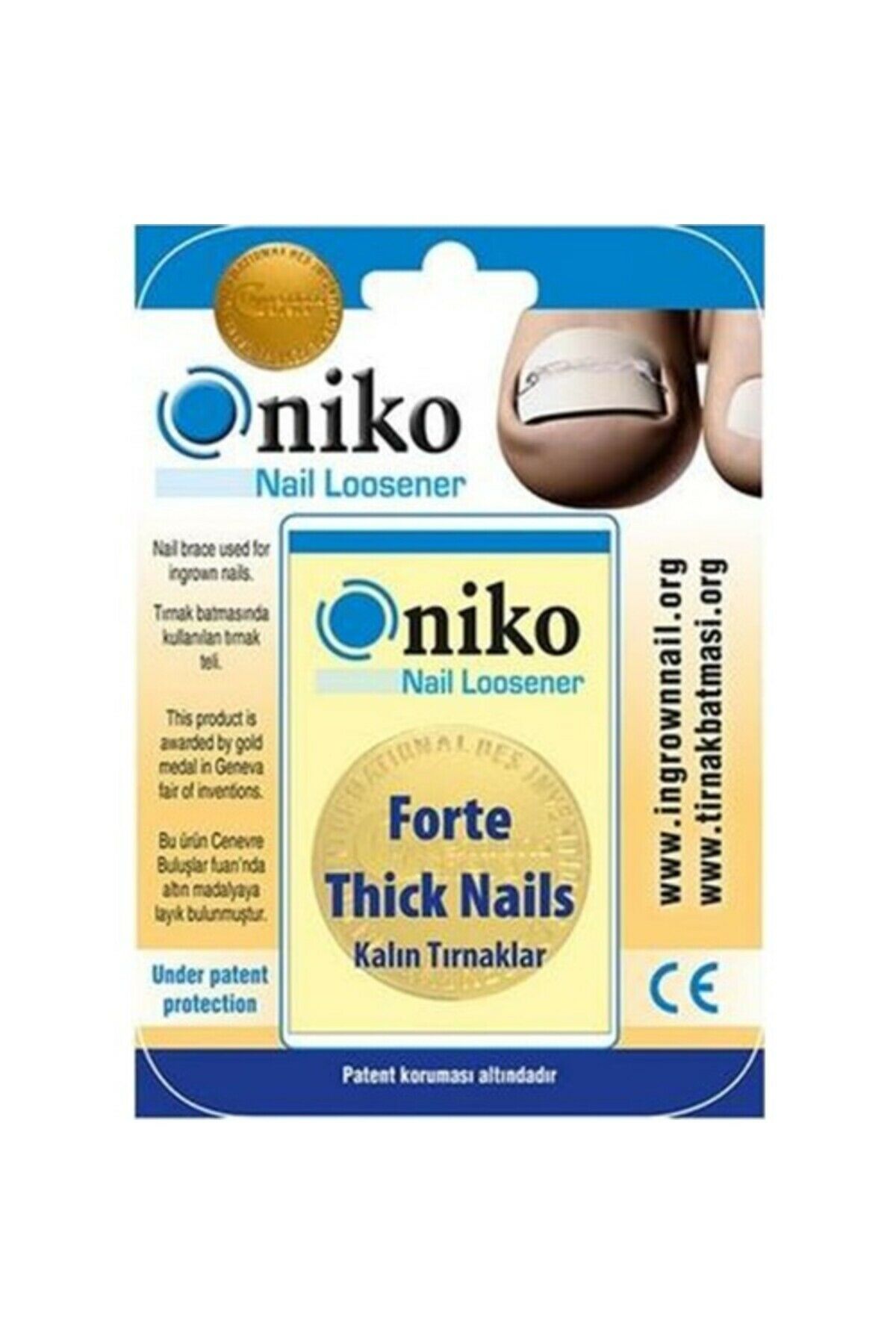 Oniko Nail Loosener Tırnak Gevşetici Tel - Tırnak Batması & Kalın Tırnaklar