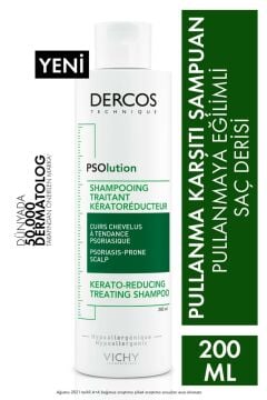 Vichy Dercos Psolution Pullanmaya Karşı Soyucu Etki Gösteren Saç Bakım Şampuanı 200 ml