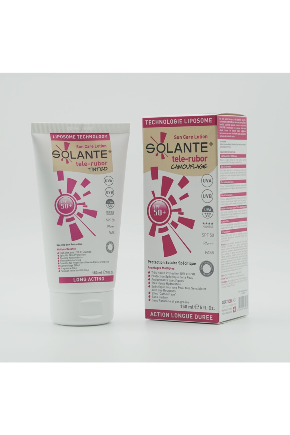 Solante Tele-Rubor Tinted SPF50+ 150 ml