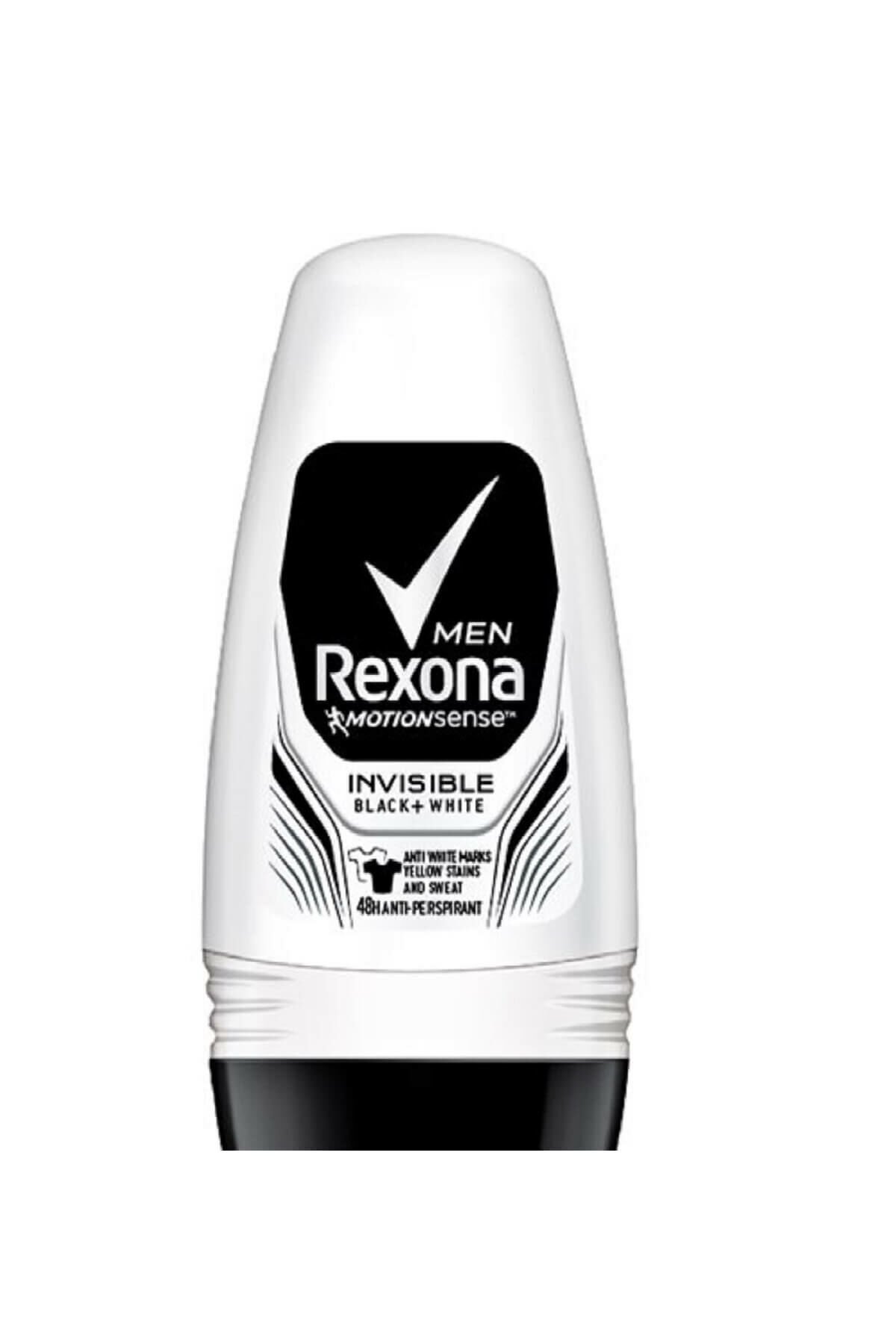 Rexona Invisible Black & White Roll-On For Men 50 ml