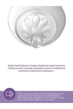 Avent Natural Response Doğal Tepkili PP Pembe Biberon 1+ Ay 260 ml