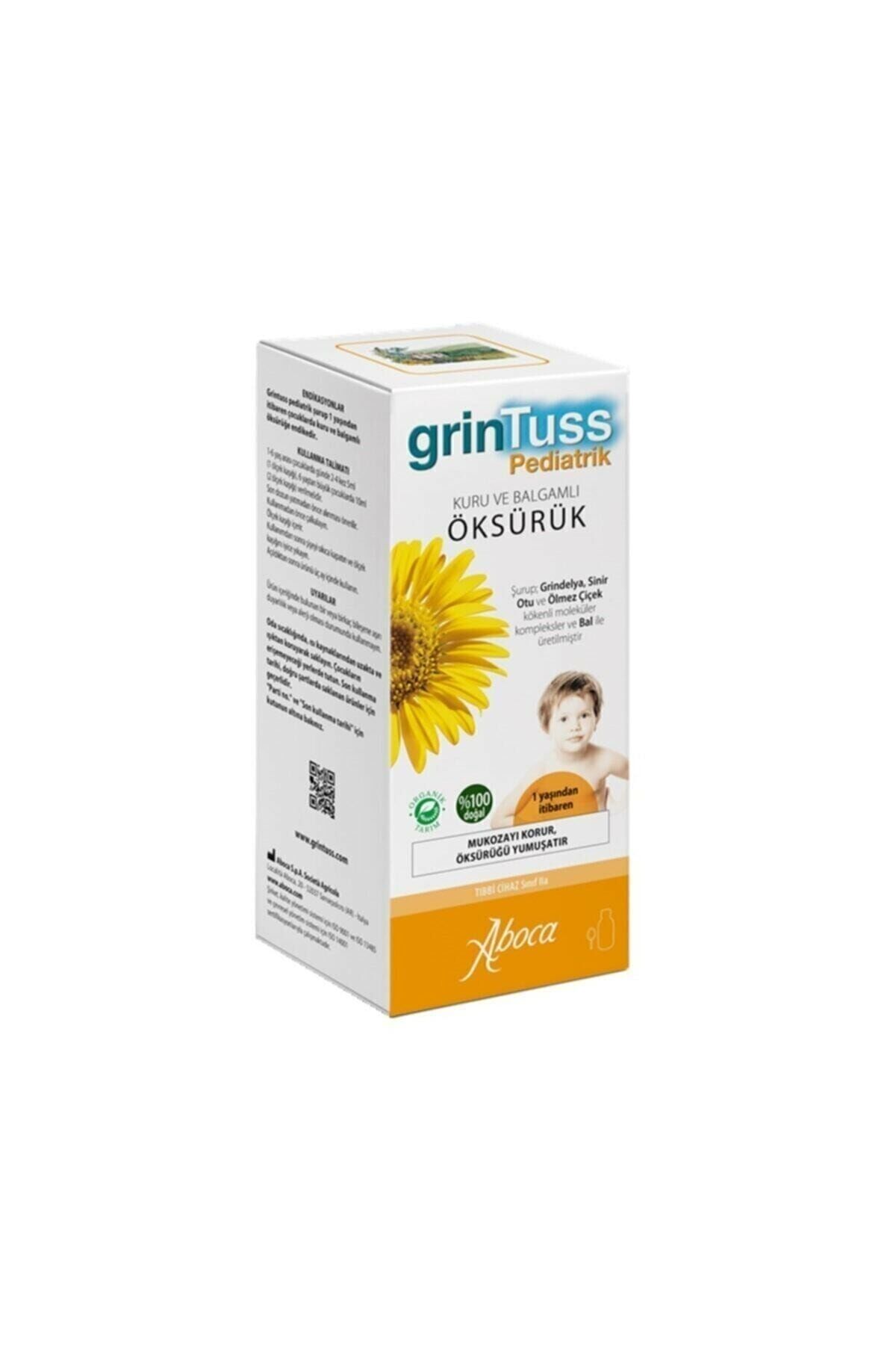 Grintuss Öksürük Şurubu Pediatrik 128 gr