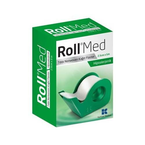 Roll Med Tıbbi Nonwoven Kağıt Flaster 2,5 Cm x 5 M